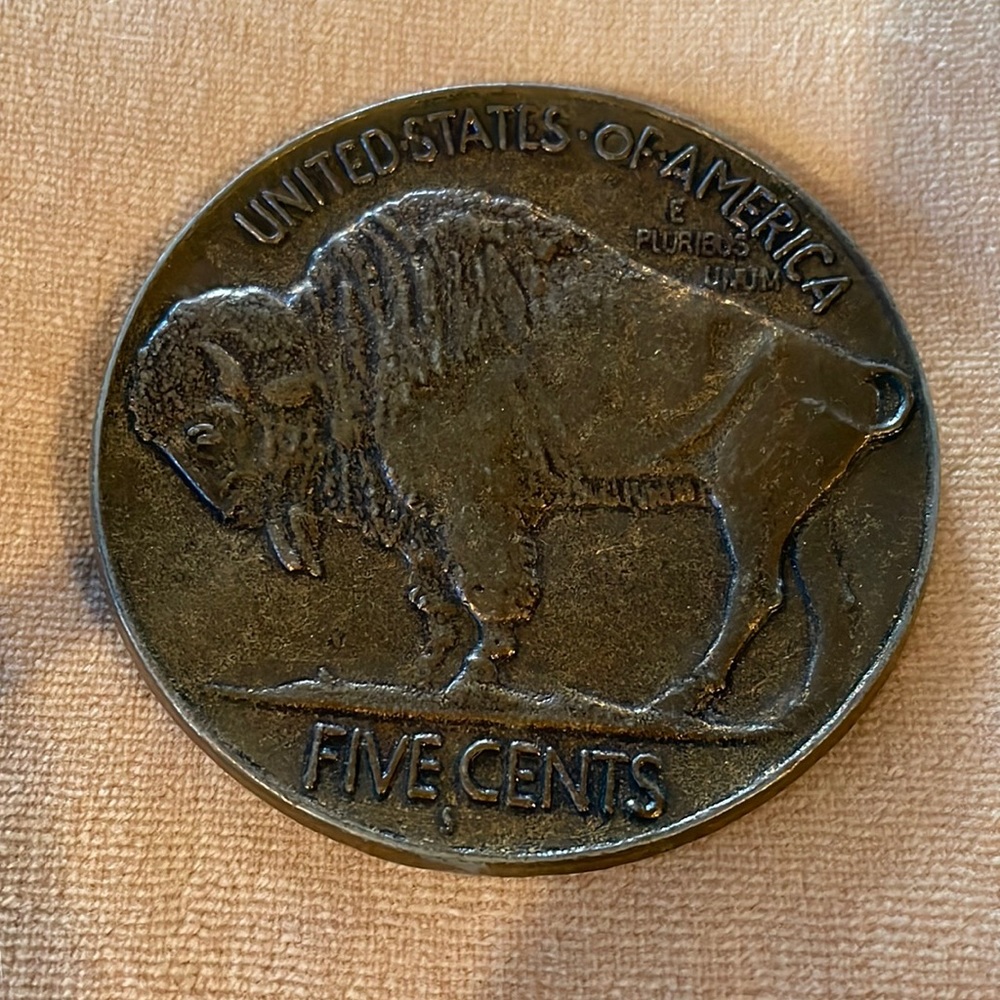 Buffalo Nickel belt buckle